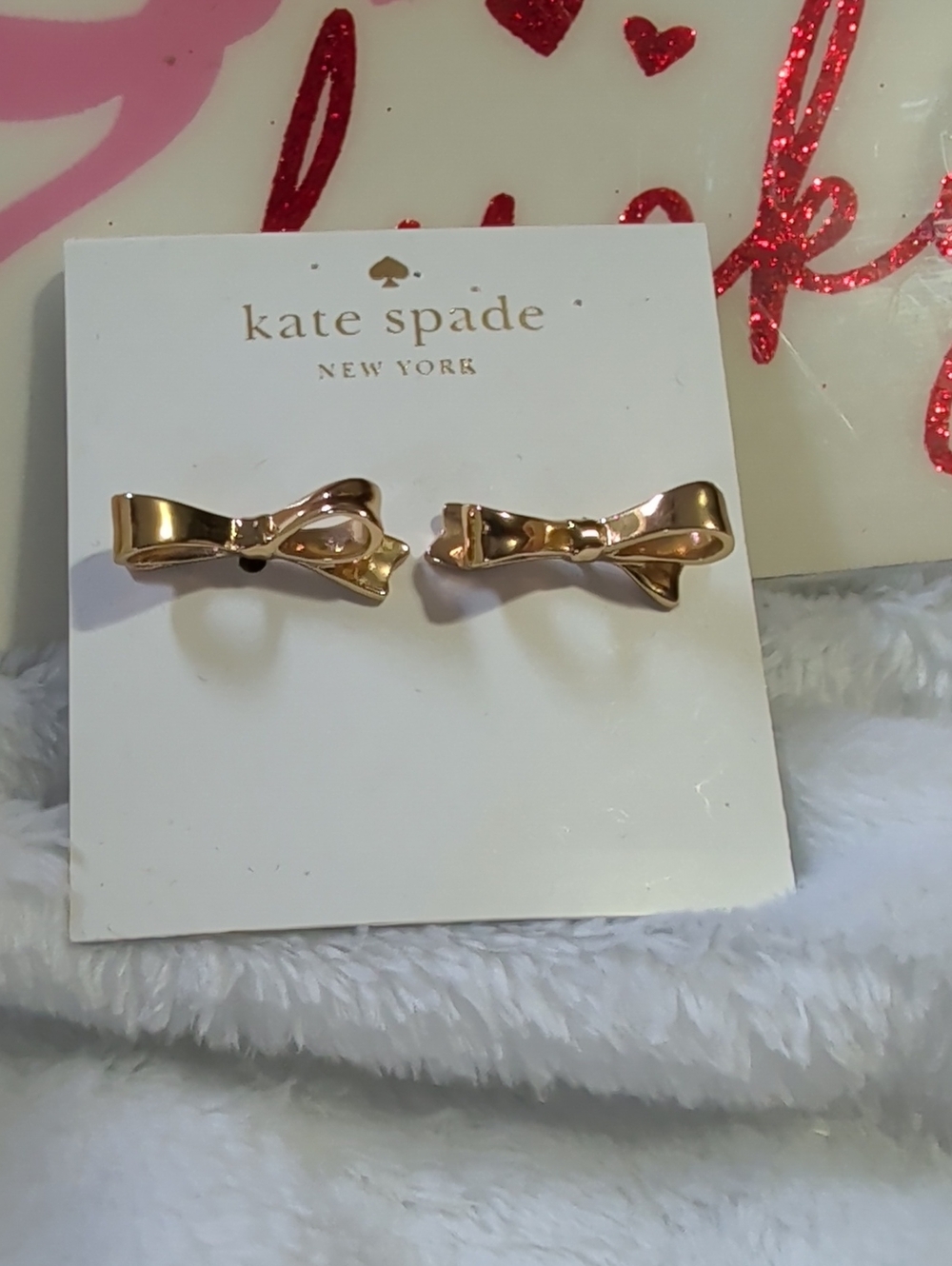 Kate Spade New York "Skinny Mini" Bow Stud Earrings
